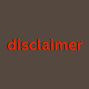 disclaimer