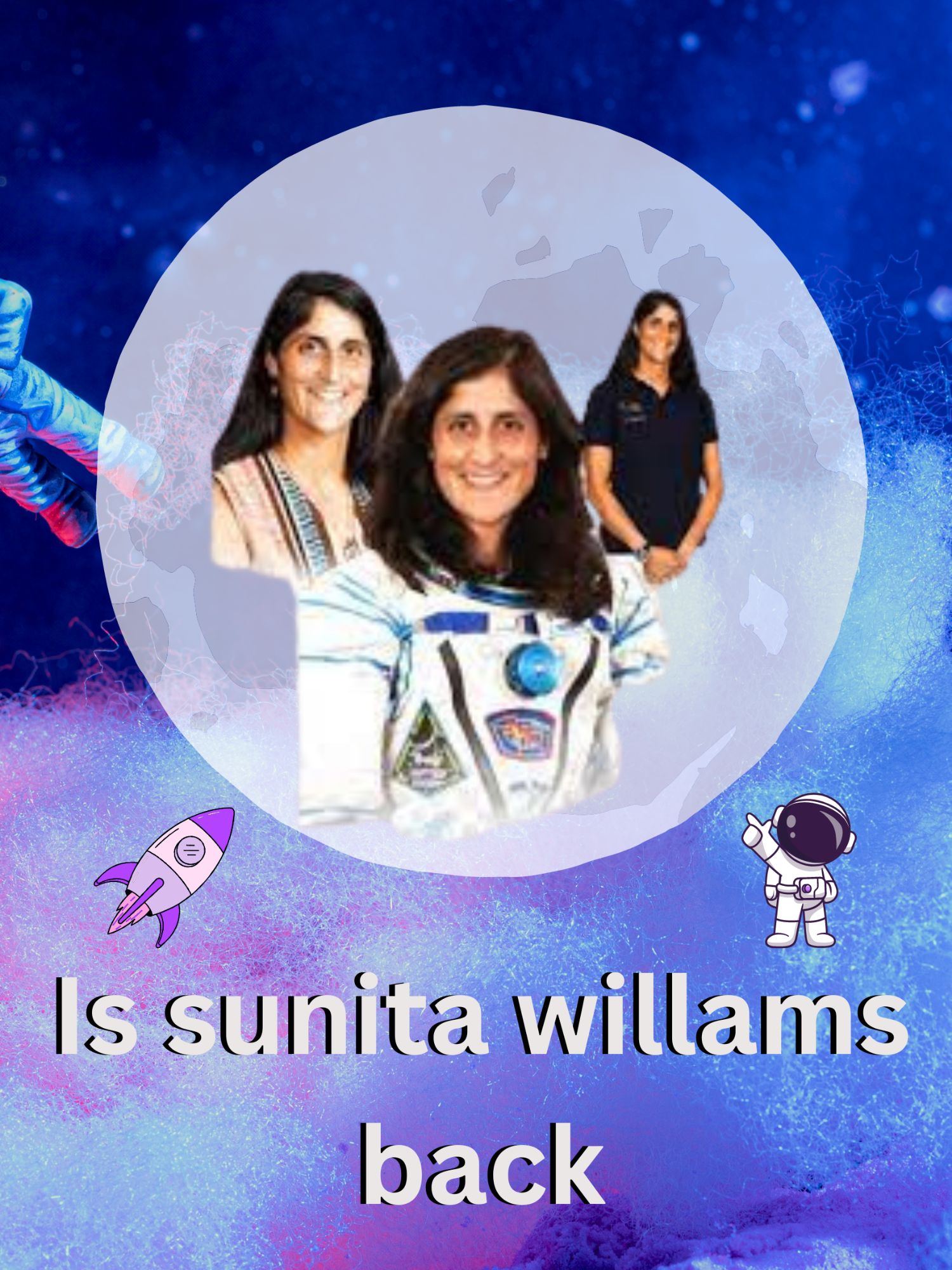 Is sunita williams back ?