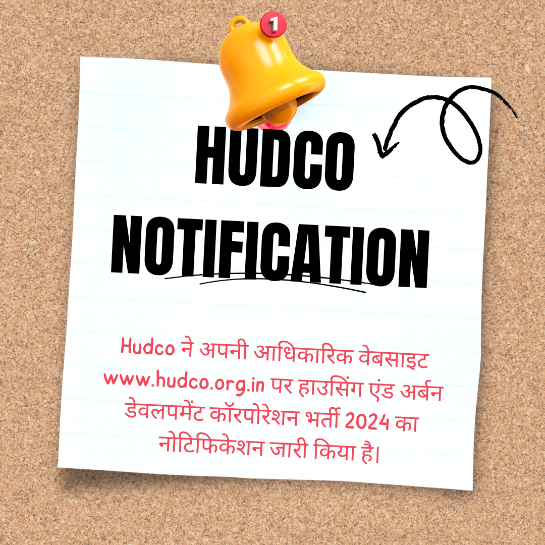 HUDCO RECRUITMENT 2024